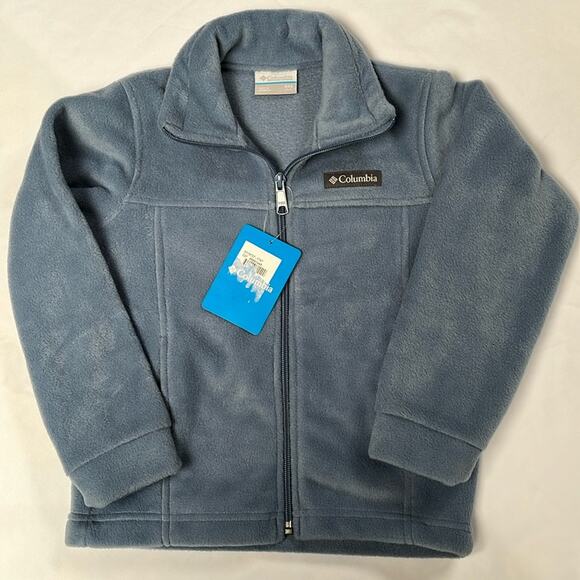 Columbia Other - Columbia Kid's Fleece Jacket XXS Birch Falls Youth Powder Blue Full Zip Pockets